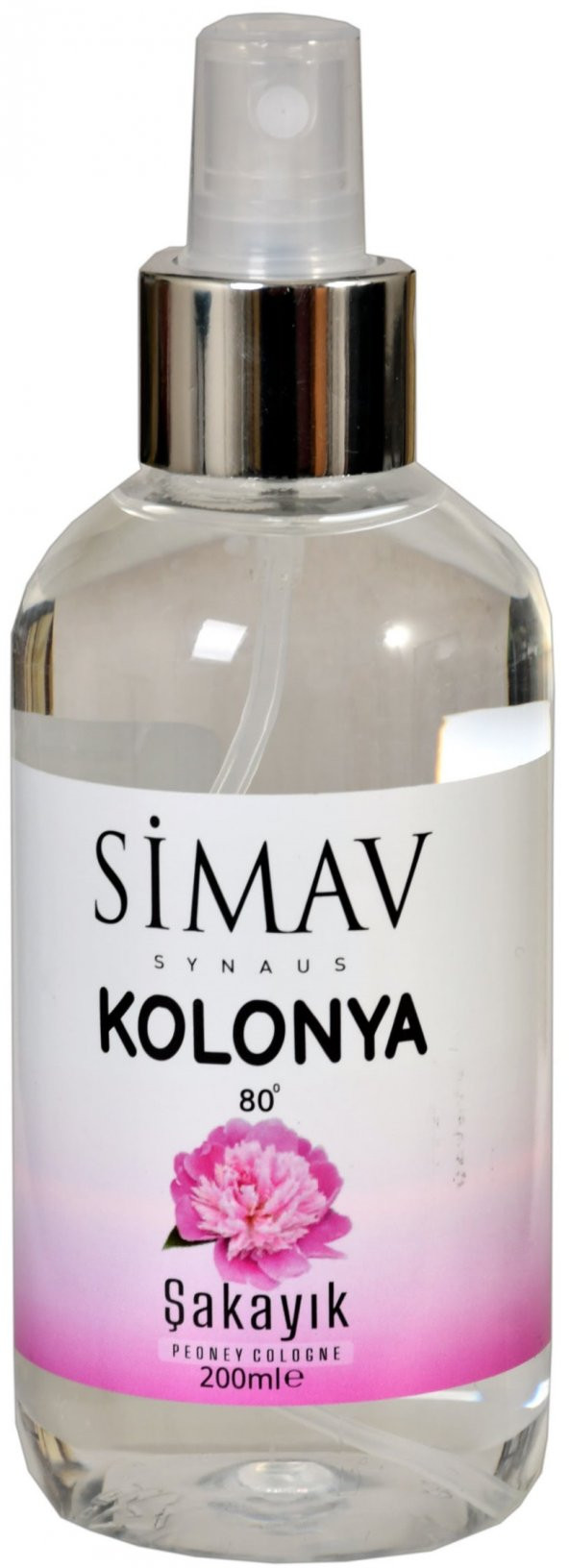 SİMAV Termal Sulu Şakayık Kolonyası Spreyli - 200 ml ürün görseli 1