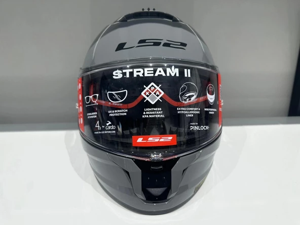 LS2 STREAM 2 NARDO GRİ KASK - Resim 3