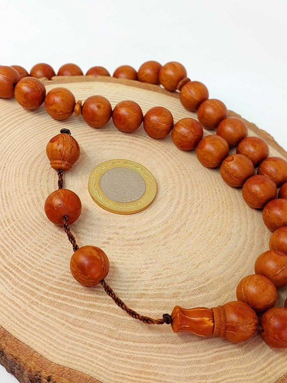 Andız Ağacı 33lük Tesbih 12mm (44435) - Resim 3