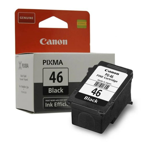 Canon PG-46 Mürekkep Kartuş Orj. - Siyah (15ml) ürün görseli 1