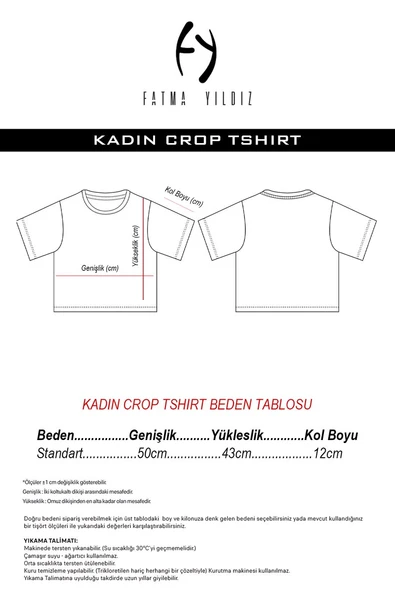 Goosebumps Lettern Beyaz Kadın Crop Tshirt - Resim 6