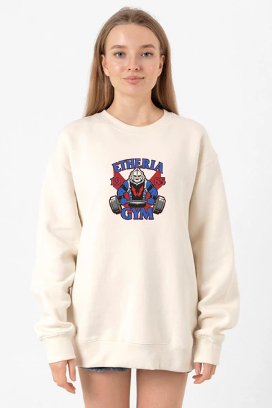 He Man Etheria Gym 1985 Ekru Kadın 2ip Sweatshirt ürün görseli 1