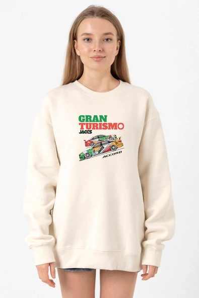 Gran Turismo Jaccs Accord Ekru Kadın 2ip Sweatshirt ürün görseli 1