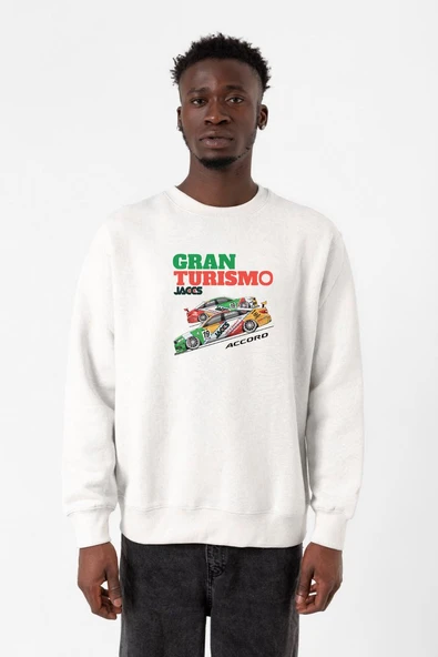 Gran Turismo Jaccs Accord Beyaz Erkek 2ip Sweatshirt ürün görseli 1