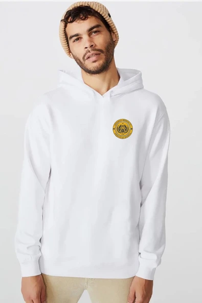 He Man Grayskull Brewing Co Logo Beyaz Erkek 3ip Kapşonlu  Sweatshirt ürün görseli 1
