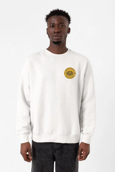 He Man Grayskull Brewing Co Logo Beyaz Erkek 2ip Sweatshirt ürün görseli 1