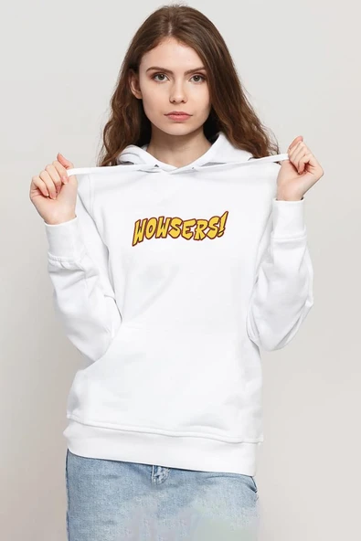Inspector Gadget Wowsers Beyaz Kadın 3ip Kapşonlu Sweatshirt ürün görseli 1