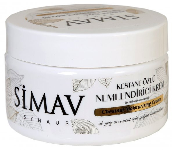Simav Synaus Kestane Özlü ve Termal Sulu Cilt Bakım Seti 2li - Krem 250ml + Masaj Jeli 500ml ürün görseli 1