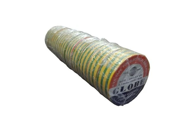 Globe Bant 19mm Sarı-Yeşil 10'lu Paket Orjinal ürün görseli 1