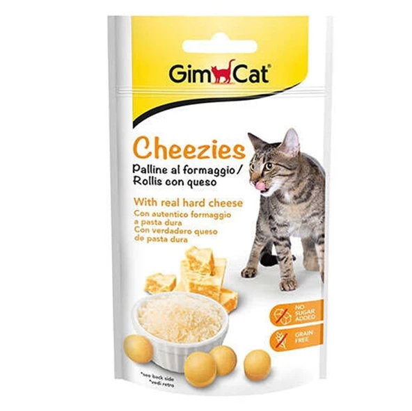 Gimcat Cheezies Peynirli Kedi Ödül Tableti 50 Gr ürün görseli 1