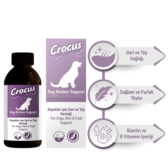 Crocus Köpek Tüy Sağlığı Damlası 100 Ml ürün görseli 1