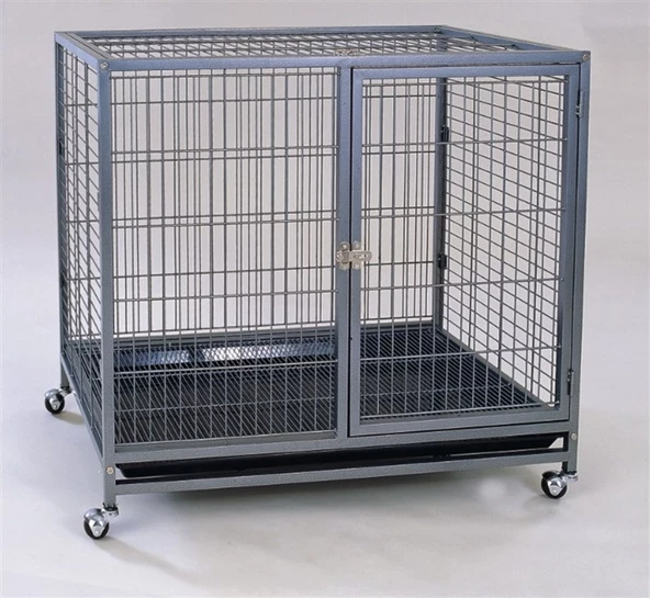 Dayang Köpek Kafesi Galveniz Teker.95X57X87 ürün görseli 1