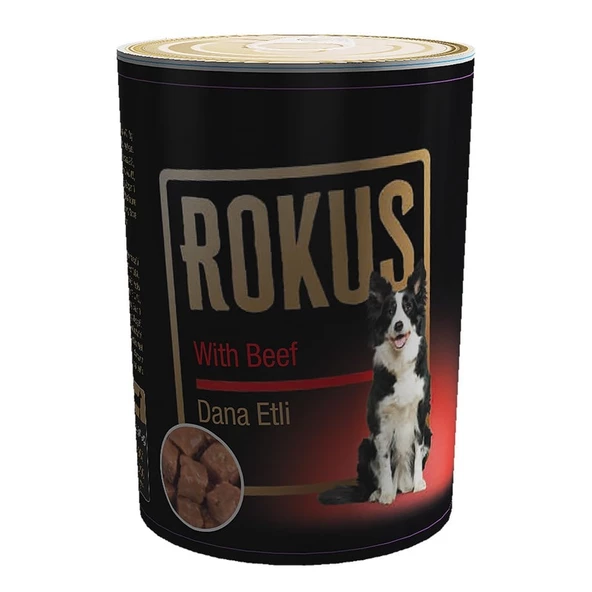 Rokus Dana Etli 410 G. Köpek Konserve  Maması ürün görseli 1