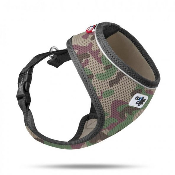 Curli Basic Air-Mesh Köpek Göğüs Tasması Kamuflaj XS ürün görseli 1