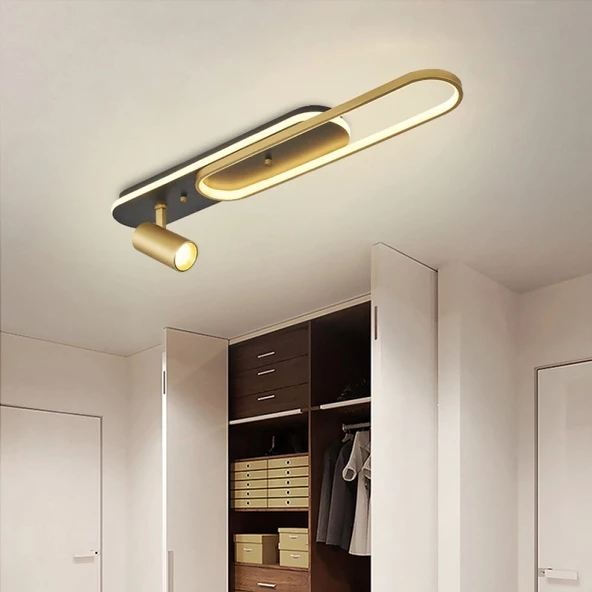 A-415-1S TEK SPOTLU LEDLİ AVİZE SİYAH - Resim 5