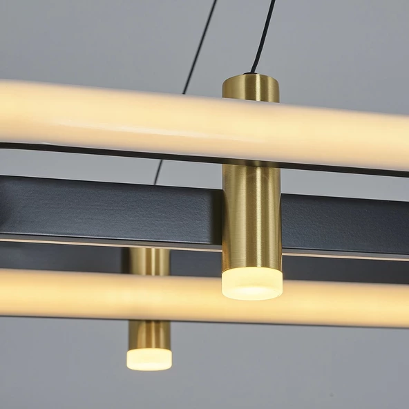 A-414-2S LEDLİ YUVARLAK MODERN AVİZE - Resim 3
