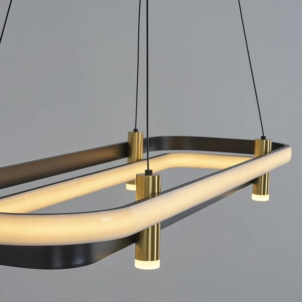 A-414-2S LEDLİ YUVARLAK MODERN AVİZE - Resim 4