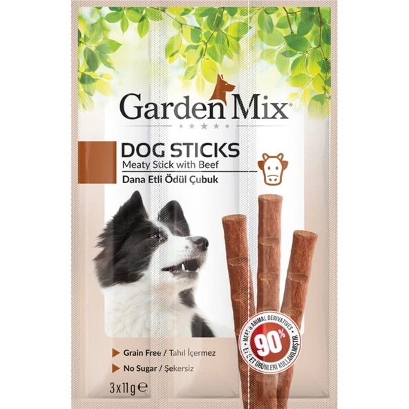 Gardenmix Dana Etli Köpek Stick Ödül 3x11g ürün görseli 1