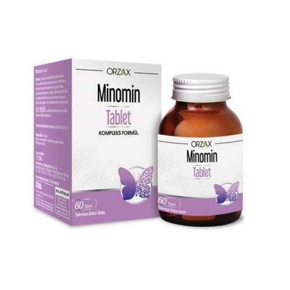 Orzax Minomin 60 Tablet ürün görseli 1