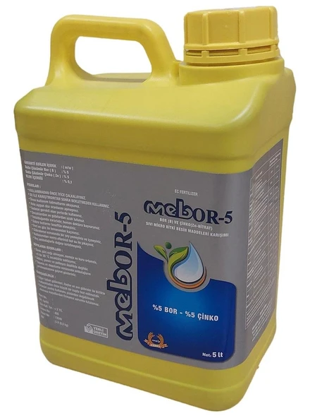Mebor 5 Bor, Çinko Sıvı Bitki Besin Maddeleri (5 Litre) ürün görseli 1