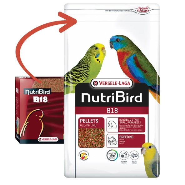 Versele Laga Nutribird B18 Muhabbet Pelet Yem 3 Kg ürün görseli 1