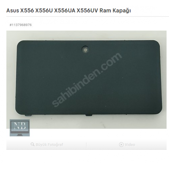Asus X556 X556U X556UA X556UV F556U Ram Kapağı ürün görseli 1