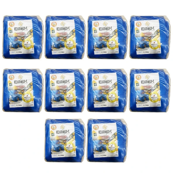 Emek Çadır Kumaşı Branda Tente UV Güneşlik Gölgelik Koruma Yağmur Su Geçirmez -2x3 Metrelik 10 Paket ürün görseli 1