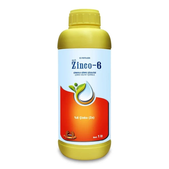 Meb Zinco-6 Çinkolu Sıvı Yaprak Gübresi 1 Litre ürün görseli 1