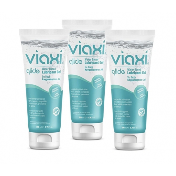 Viaxi Glide Kayganlastirici Jel Sade 200 ml 3 Adet ürün görseli 1