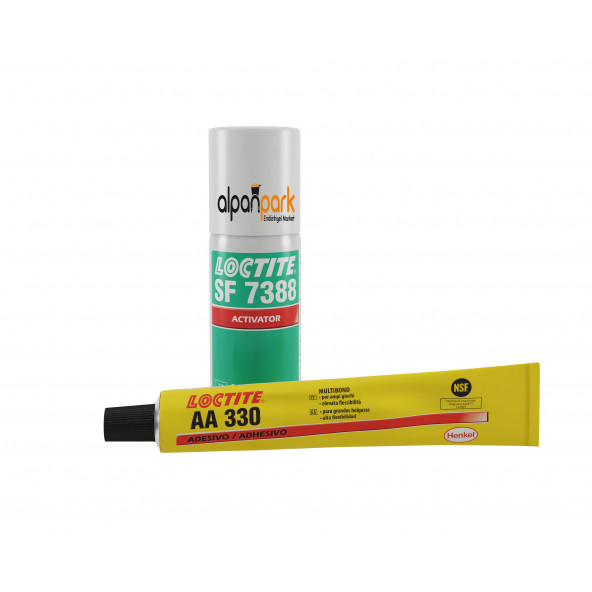 LOCTİTE Aa 330 / Sf 7388 - 50ml / 40ml Set - Uv Kurumalı Ve Akrilik Bazlı Yapıştırıcı ürün görseli 1