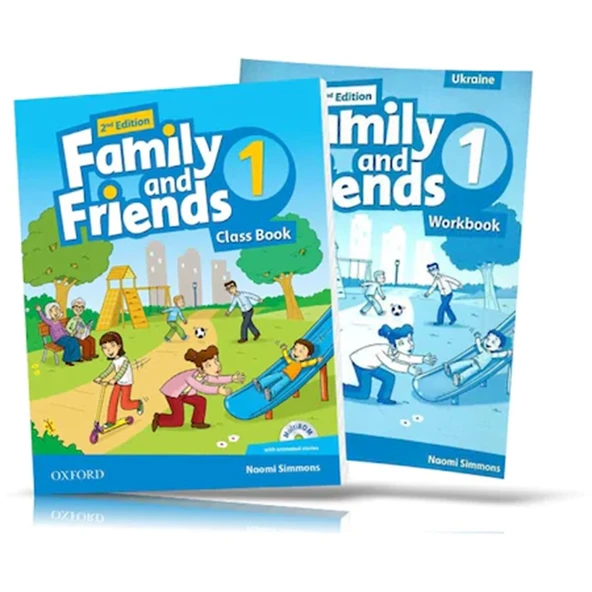 Family and Friends Level 1 : Class Book and WORKBOOK with Downloadable Audios ürün görseli 1