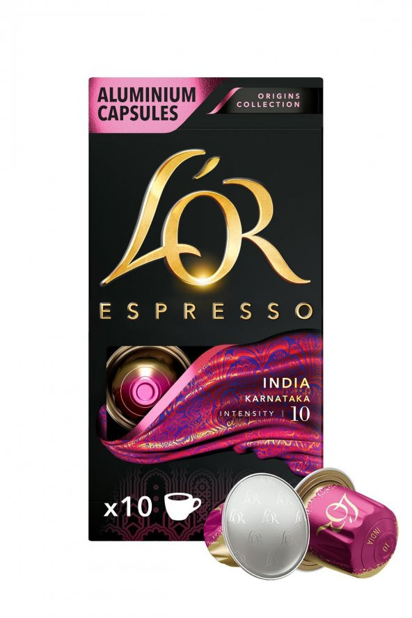 L'OR Espresso Origin India 10 Kapsül Kahve 10 Adet ürün görseli 1