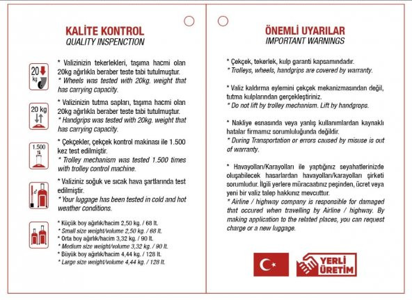 UNİSEX SİYAH ORTA BOY BAVUL VALİZ - Resim 5