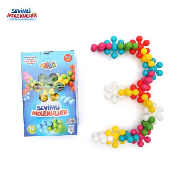 Eğitici ve Eğlenceli Sevimli Moleküller - 18 Parça - Resim 2