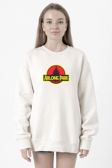 One Piece Anime Arlong Park Beyaz Kadın 2ip Sweatshirt ürün görseli 1