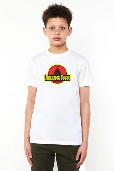 One Piece Anime Arlong Park Beyaz Çocuk Bisikletyaka Tshirt ürün görseli 1