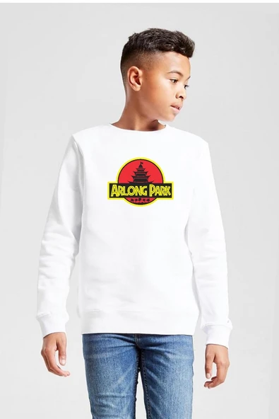 One Piece Anime Arlong Park Beyaz Çocuk 2ip Sweatshirt ürün görseli 1