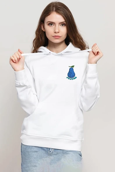 One Piece Anime Gura Gura Devil Fruit Beyaz Kadın 3ip Kapşonlu Sweatshirt ürün görseli 1