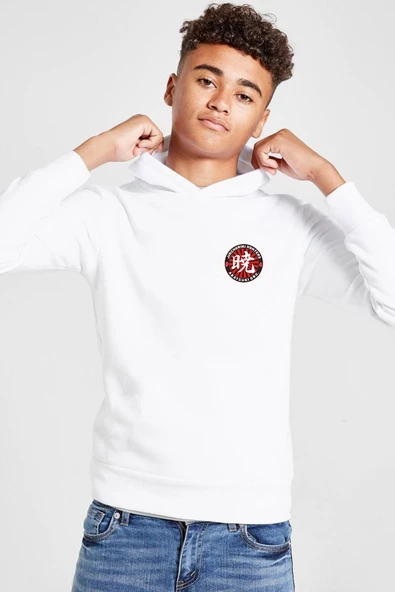 One Piece Anime Ninja Org. N.S Beyaz Çocuk 3ip Kapşonlu  Sweatshirt ürün görseli 1