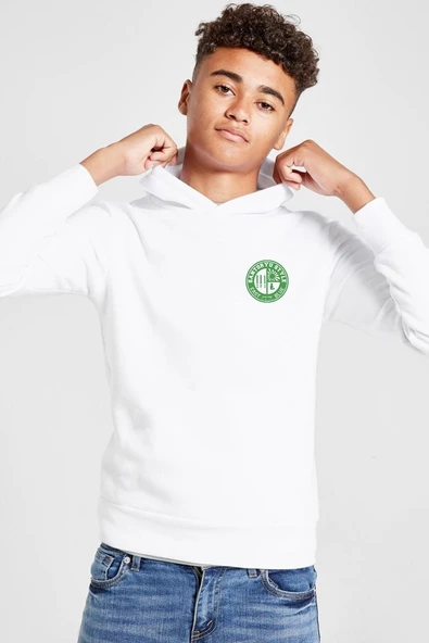 One Piece Anime Santoryu Style Fast Blue Beyaz Çocuk 3ip Kapşonlu  Sweatshirt ürün görseli 1