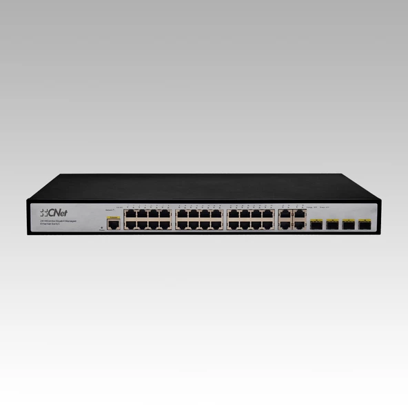 CNet CGS-24X4MSFP 4xGigabit Combo L2 Yönetilebilir Switch - Resim 2