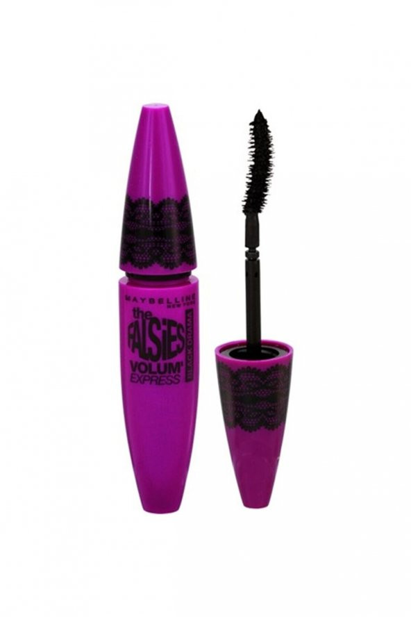 MAYBELLINE MASKARA FALSIES VOLUM EXPRESS MOR-BLACK DRAMA SİYAH ürün görseli 1