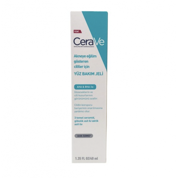 Cerave Akneye Eğilimli Ciltler İçin Yüz Bakım Jeli 40 ml ürün görseli 1