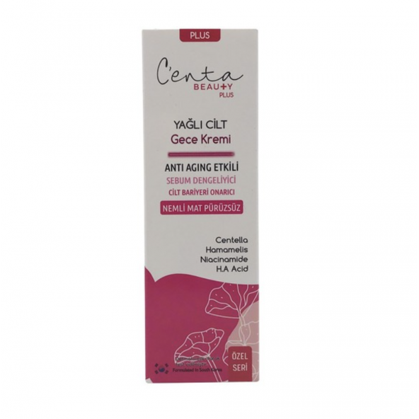 Centa Beauty Yağlı Cilt Gece Kremi 50 ml ürün görseli 1