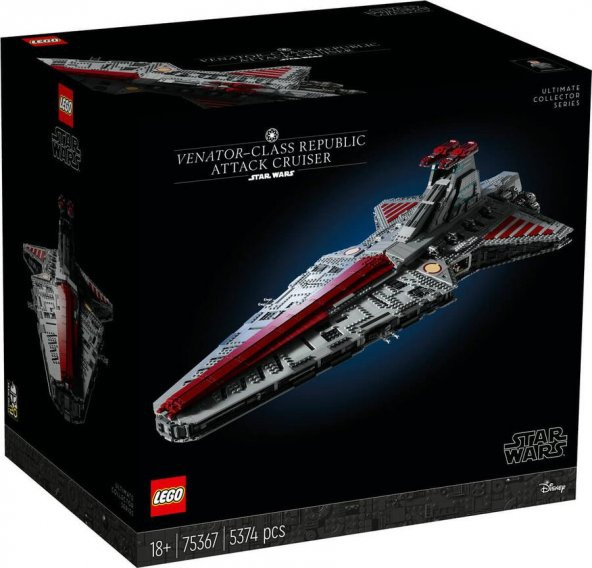 LEGO Star Wars 75367 Venator-class Republic Attack Cruiser ürün görseli 1
