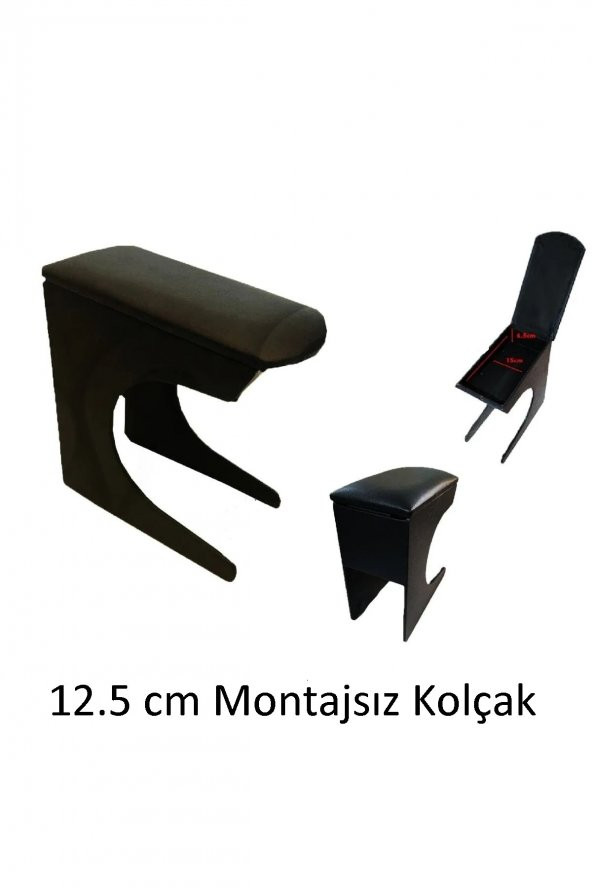Megan 1 Kol Dayama Montajsız Araca Özel Kolçak 12.5cm Genişlik Birebir Uyumlu ürün görseli 1