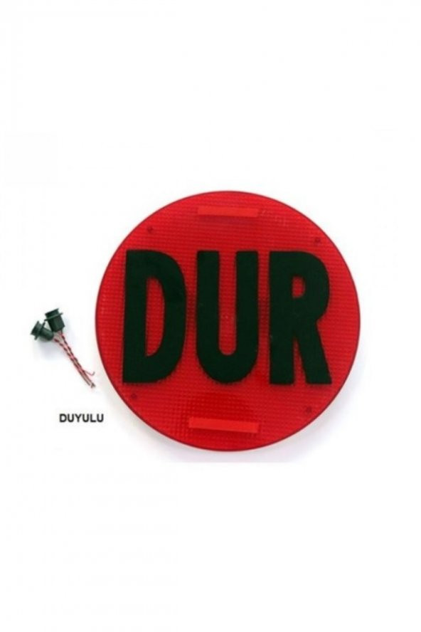 Dur Levhası Ledli - Dur Levhası Işıklı - Araba Dur Levhası Ledli - Servis Araçlarına Uygun Dur Levha ürün görseli 1