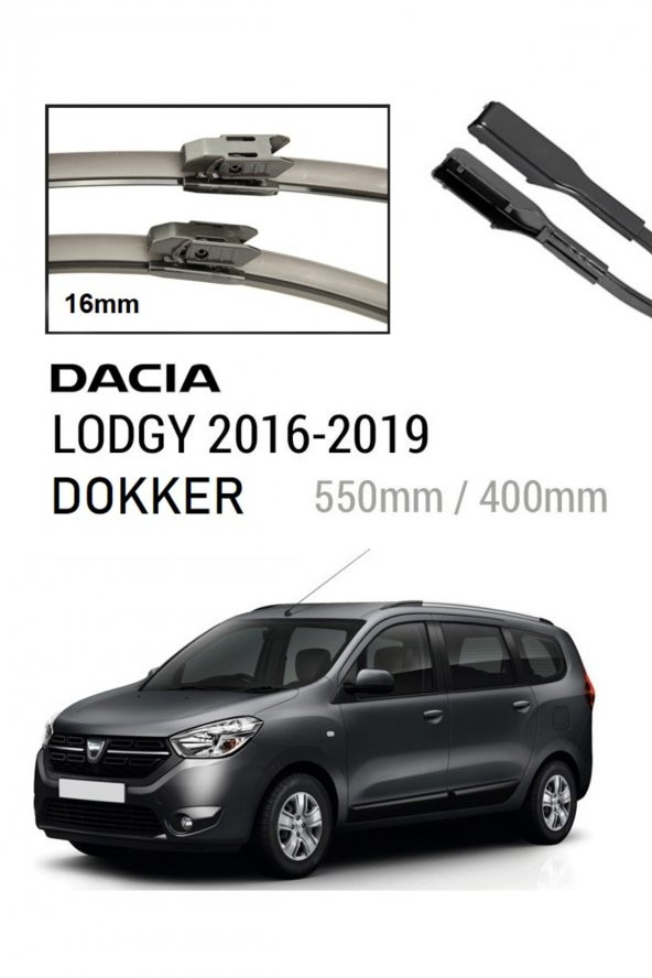 Dacia Dokker Silecek Araca Özel Kendi Sileceği 2016 Sonrası Forza Marka ürün görseli 1