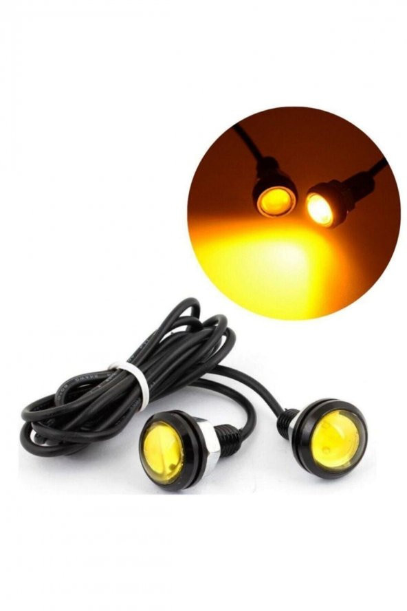 Honda Cıvıc 1996-2000 Ayna Altı Led Kartal Göz Turuncu ürün görseli 1