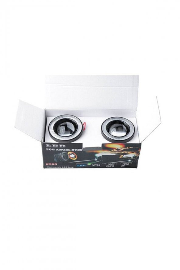 Mercekli Angel Led 76mm Gündüz Sis Farı Beyaz Işıklı ürün görseli 1